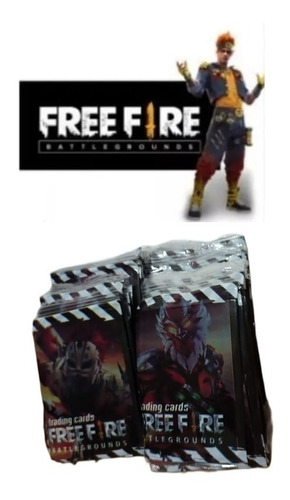 Kit 200 Cards Jogo Free Fire =50 Envelope Cartinhas Game 