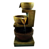 Fuente De Agua Grande 39cm Cascada Minimalista Deco Zen Zn