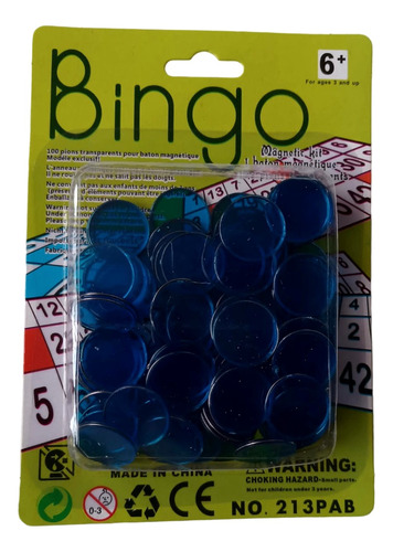 Fichas Imantadas Para Bingo - Lotería - 100 Piezas