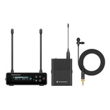 Conjunto De Câmera P/p Digital Portátil Sennheiser Ew-dp Me2 Em Preto