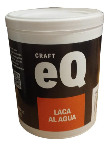 Laca Al Agua Eq Transparente Brillante X 1000cc