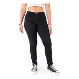 Pantalon Jean Elastizado Tiro Medio Mujer Chupin  36-56 