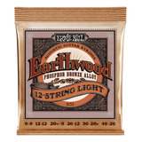 12 Strings Ernie Ball Earthwood Phosphor Bronze Light