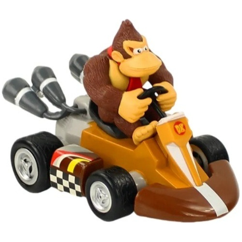 Figuras Mario Kart 13 Cm Auto A Friccion Mario Bross En Caja