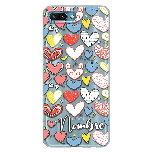 Funda Para Honor Corazones Personalizada Nombre