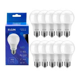 Kit Lampada Led 9w Branca Fria E27 Bivolt 10 Peças Casa Loja