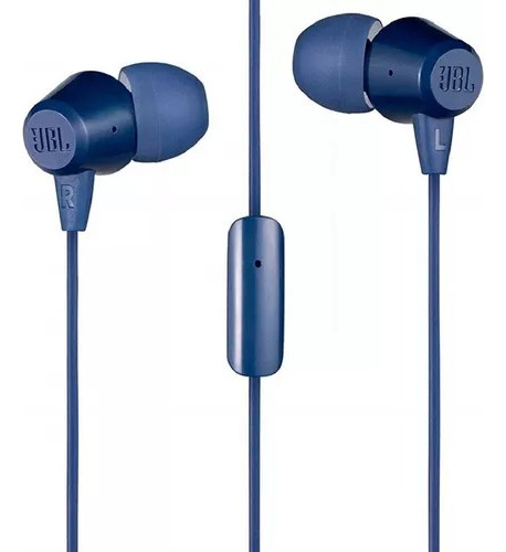 Auriculares In-ear Jbl C50hi Cable 3.5mm Con Micrófono