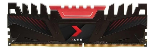 Memoria Ram Xlr8 Gamer Color Negro/rojo 8gb 1 Pny Md8gd43200xr