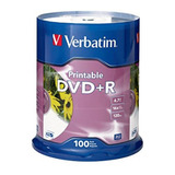 Cds Grabables Verbatim Dvd+r 4.7gb 16x Blanco Inkjet Imprimi