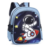 Mochila Jardín Nene Paseo Porta Botella Espacio Astronauta