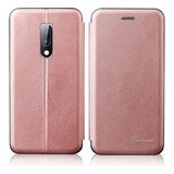 Funda Magnética De Piel Para One Plus 6t/one Plus 7