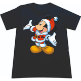 Camisetas Navideñas Navidad Mickey Mouse M 1