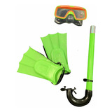 Set Buceo Mini Patas De Rana Antiparra Snorkel Faydi 106s4f1