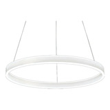 Colgante Led 72w Moderno Quora 2 Cromo Novedad Luz Desing