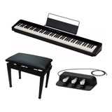 Kit Piano Casio Px-s1000 + Banco Cb30 + Pedal Triplo Sp34