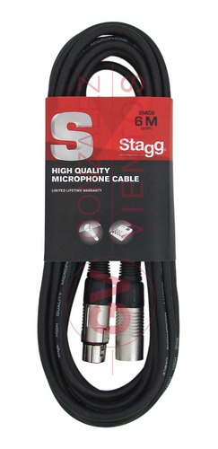 Cable Stagg Smc6 Canon Hembra - Canon Macho 6 Metros
