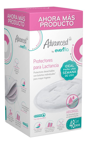 Advanced By Evenflo, Protectores Para Lactancia, Paquete De