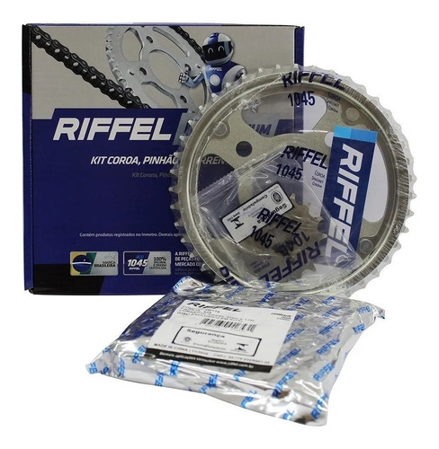 Kit Relação Riffel Start Cg 150 Fan 150 Titan 150 Titanium