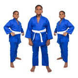 Kimono Reforçado Com Faixa Haganah Infantil Jiu-jítsu E Judô