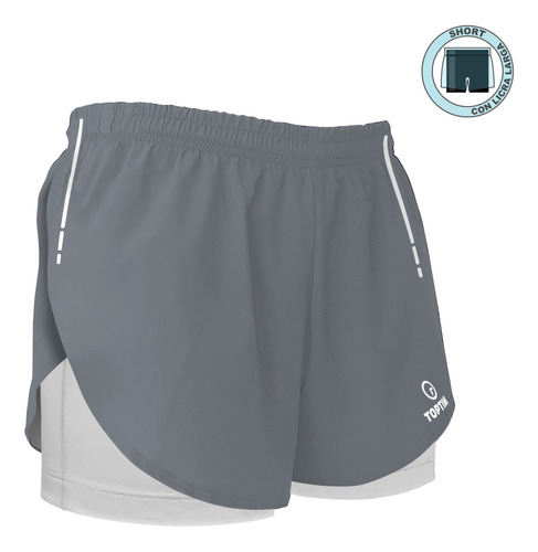 Short Para Correr Run Corto Con Licra Hombre Entrenamiento Z