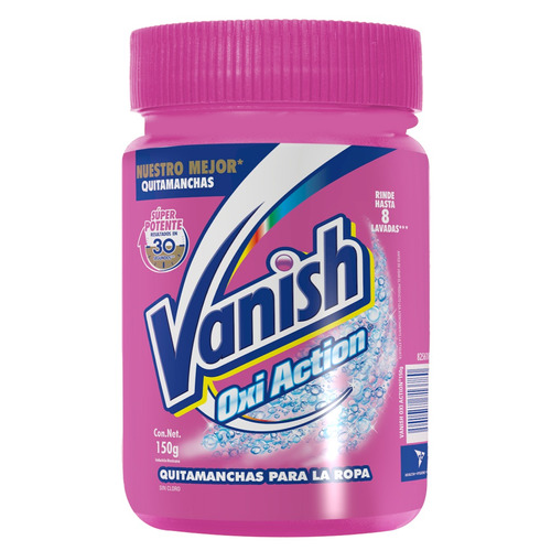 Vanish Oxiaction Polvo 150gr Poder O2 Quitamanchas Removedor