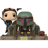 Figura Funko Pop Boba Fett Y Fennec Shand En Trono Star Wars