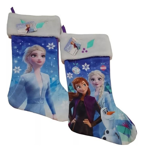 Bota Navideña Frozen Elsa Decoración Navidad Original Disney