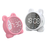 Mini Reloj Despertador Luz Y Bocina Bluetooth Alarma Se/card