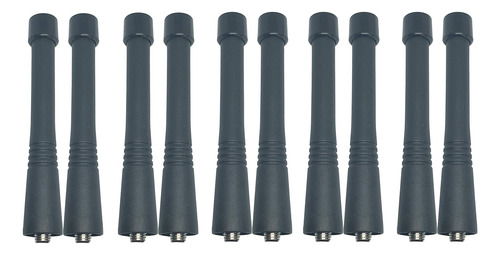 10 X Antena Vhf Stubby 136-174 Mhz Compatible Para Motorola 