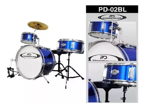 Batería Para Niños Powerdrums Pd-02 A364s