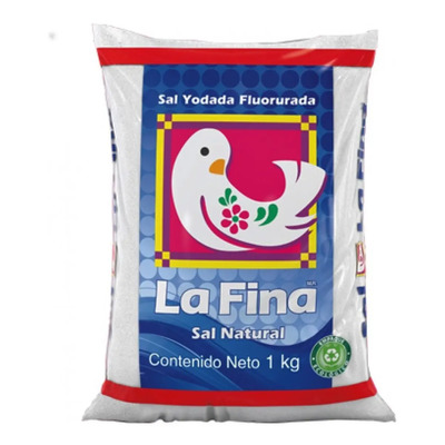 Sal La Fina Yodada Fluorurada Bolsa 1kg | MercadoLibre