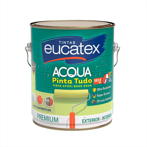 Tinta Epóxi Base Água, Azulejos Banheiro Cozinha 3,6l Cores