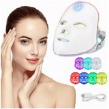 Máscara De Terapia Facial Profesional Con 7 Colors Led Luz