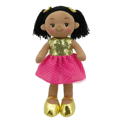 Muñeca De Trapo Chloe Linzy Toys 40cm Color Fiusha | Envío gratis