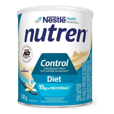 Suplemento Nutren Control Diet Sabor Baunilha Lata 740g