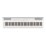 Piano Digital Intermedio P121, Color Blanco (incluye Adaptad