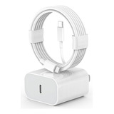 Cargador De Carga Rápida De 20w, Usb-c, Apto Para Iphone15