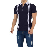 Polo De Manga Corta Transpirable Y Cómodo Para Hombre