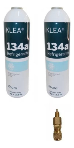 2 Gases Refrigernate R134a Klea Refrigeracion Refrigerador