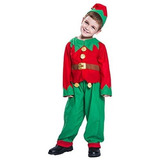 Eraspooky Kids Boys Elf Disfraces De Navidad Traje Santa Elf
