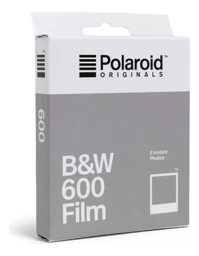 Filme Polaroid Originals 600 B & W Instantâneo (8 Fotos)