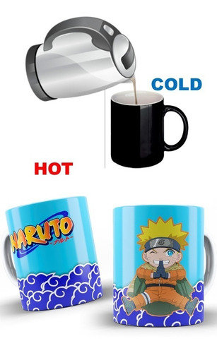 Mug Magico Vaso Naruto Cambia De Color