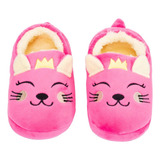 Pantufa Infantil Pimpolho Antiderrapante Gatinha Pink