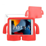 Capa P/ iPad 9 Geração Infantil + Pelicula Vidro Reforçada