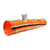 Túnel De Gato Plegable Juguete Interactivo Mascotas