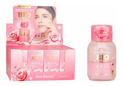 Removedor De Maquillaje Agua Micelar Rosas Kiss Beauty