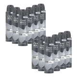 Kit 12 Desodorantes Dove Men+care Aerossol Sem Perfume 150ml