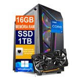 Pc Gamer Cpu I7 / Memória 16gb / Ssd 1tb M2 / Gtx 1650 4gb