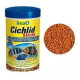 Ração Tetra Cichlid Sticks 75g Para Peixe Ciclídeo Ciclídio