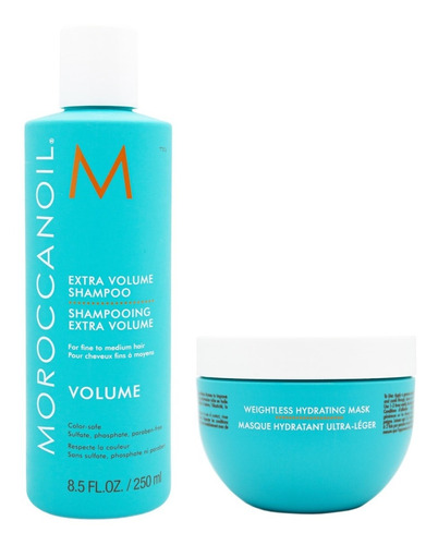 Moroccanoil Kit Shampoo Volume X250 + Mascara Hydration X250